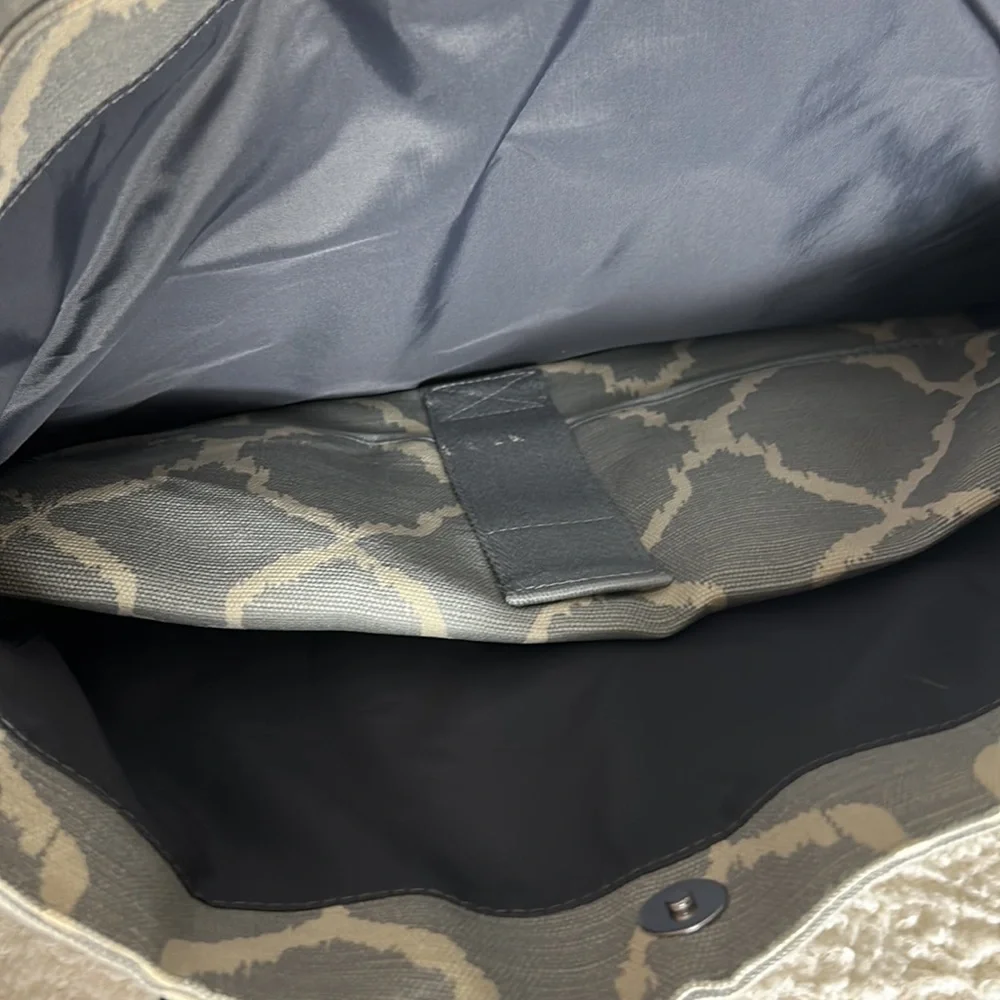 Pottery Barn Ikat Classic Diaper Bag Grey